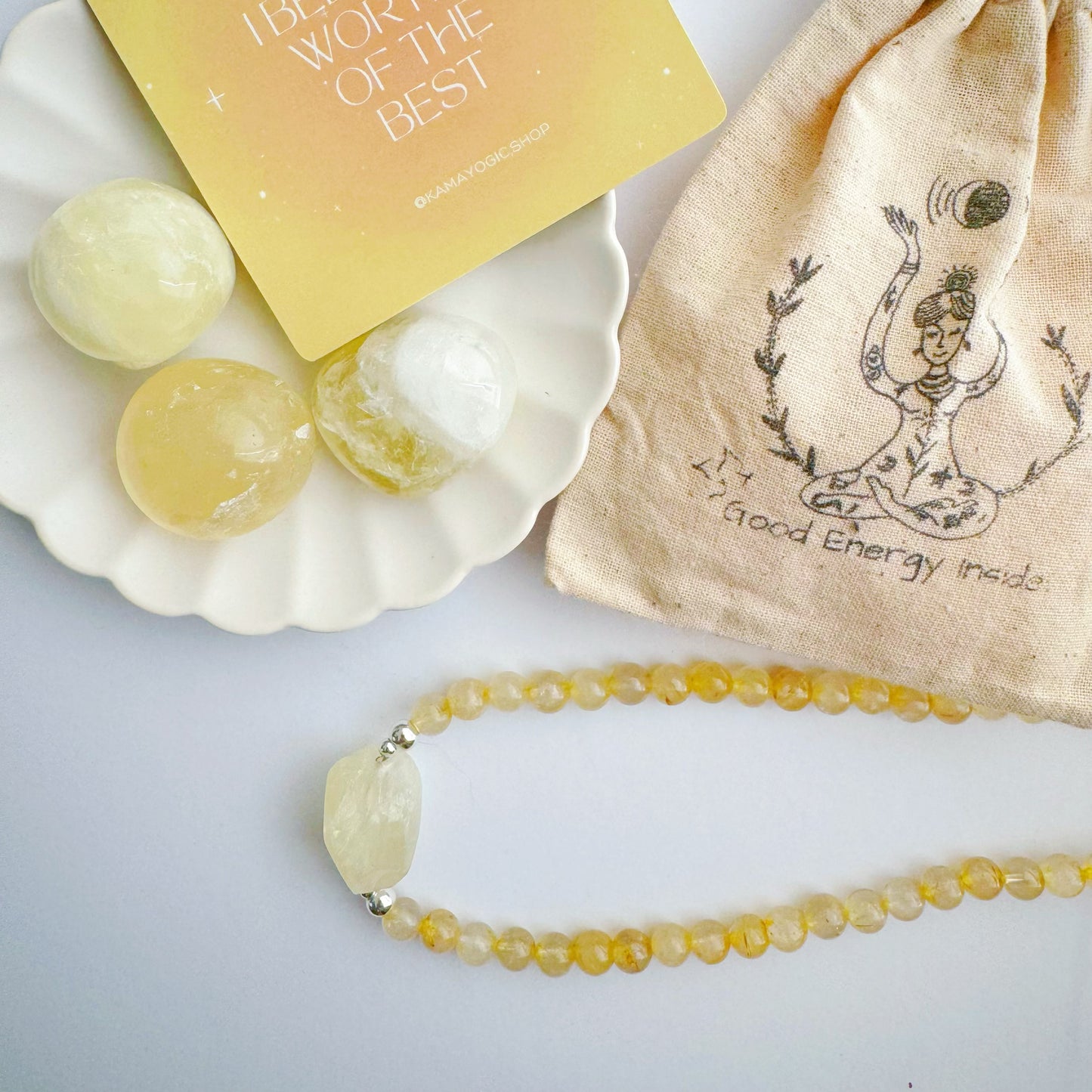 WORTHY OF THE BEST • CITRINE NECKLACE