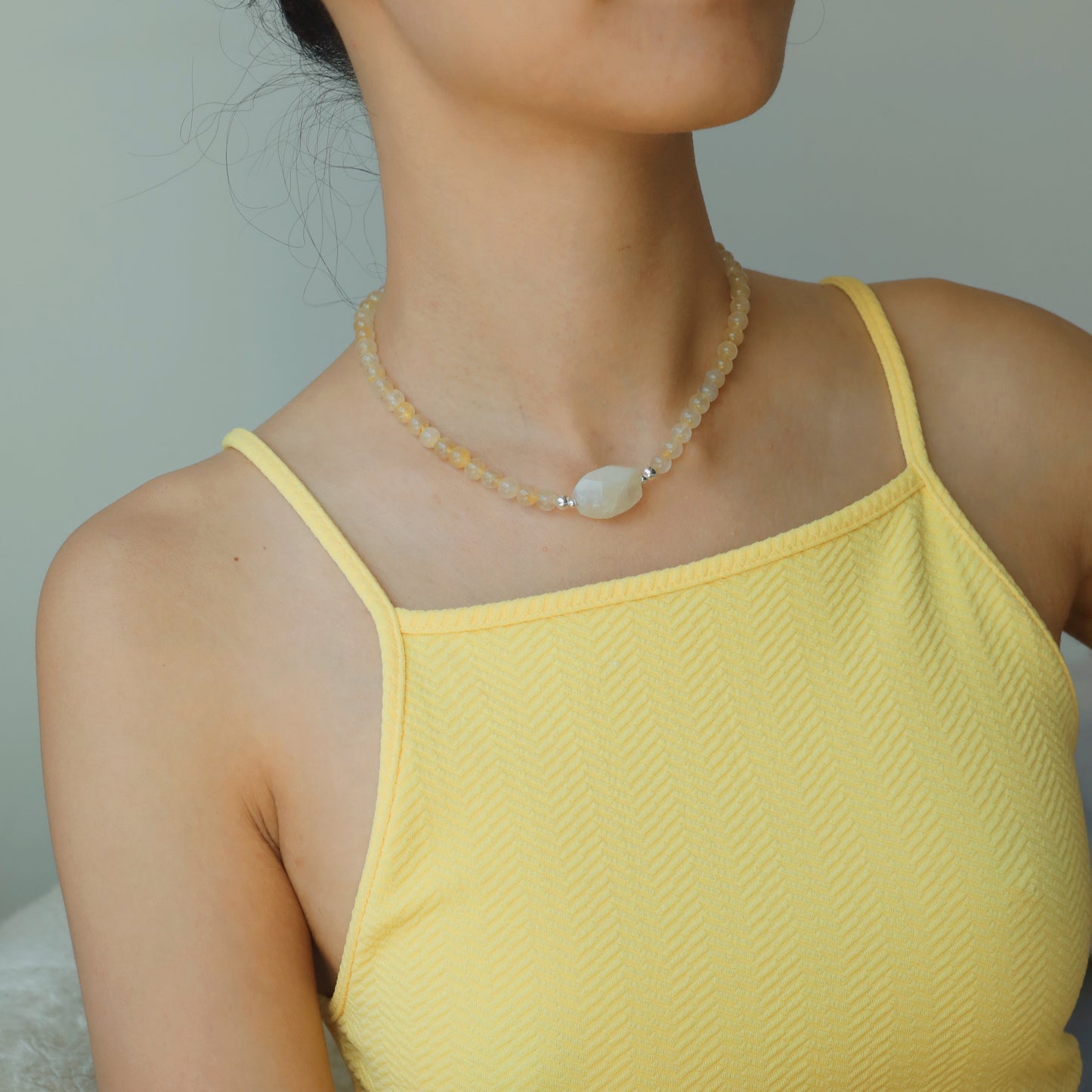 WORTHY OF THE BEST • CITRINE NECKLACE