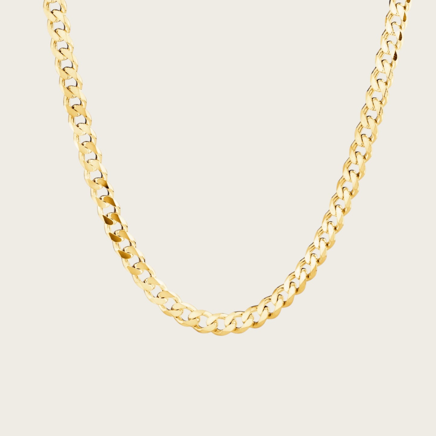 Sterling Silver Curb Chain Necklace