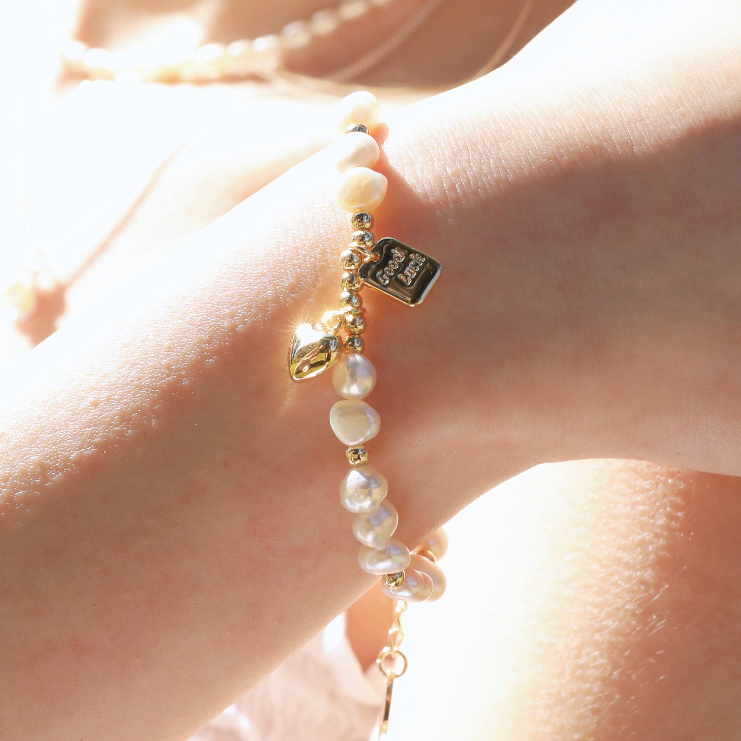 Good Luck Pearl Bracelet