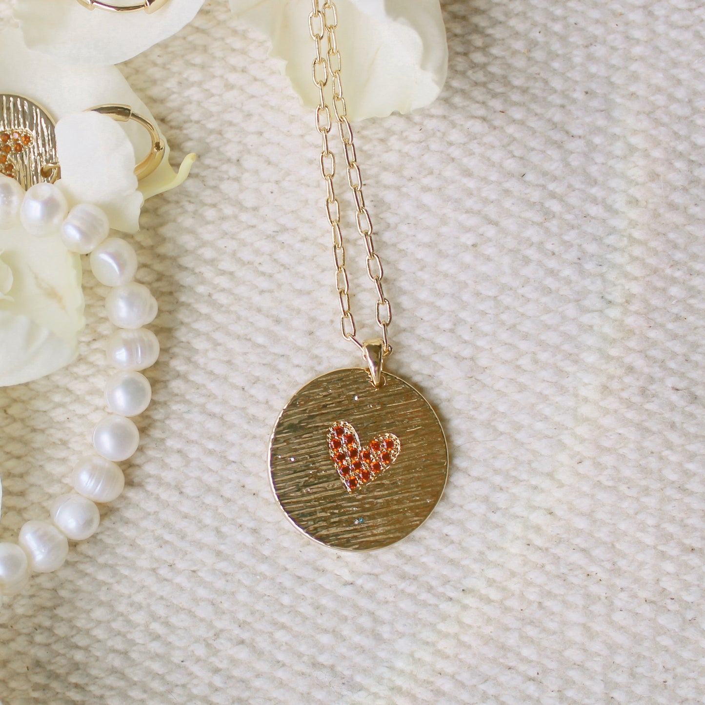 YOU ARE LOVED • Circle of Affection Heart Necklace