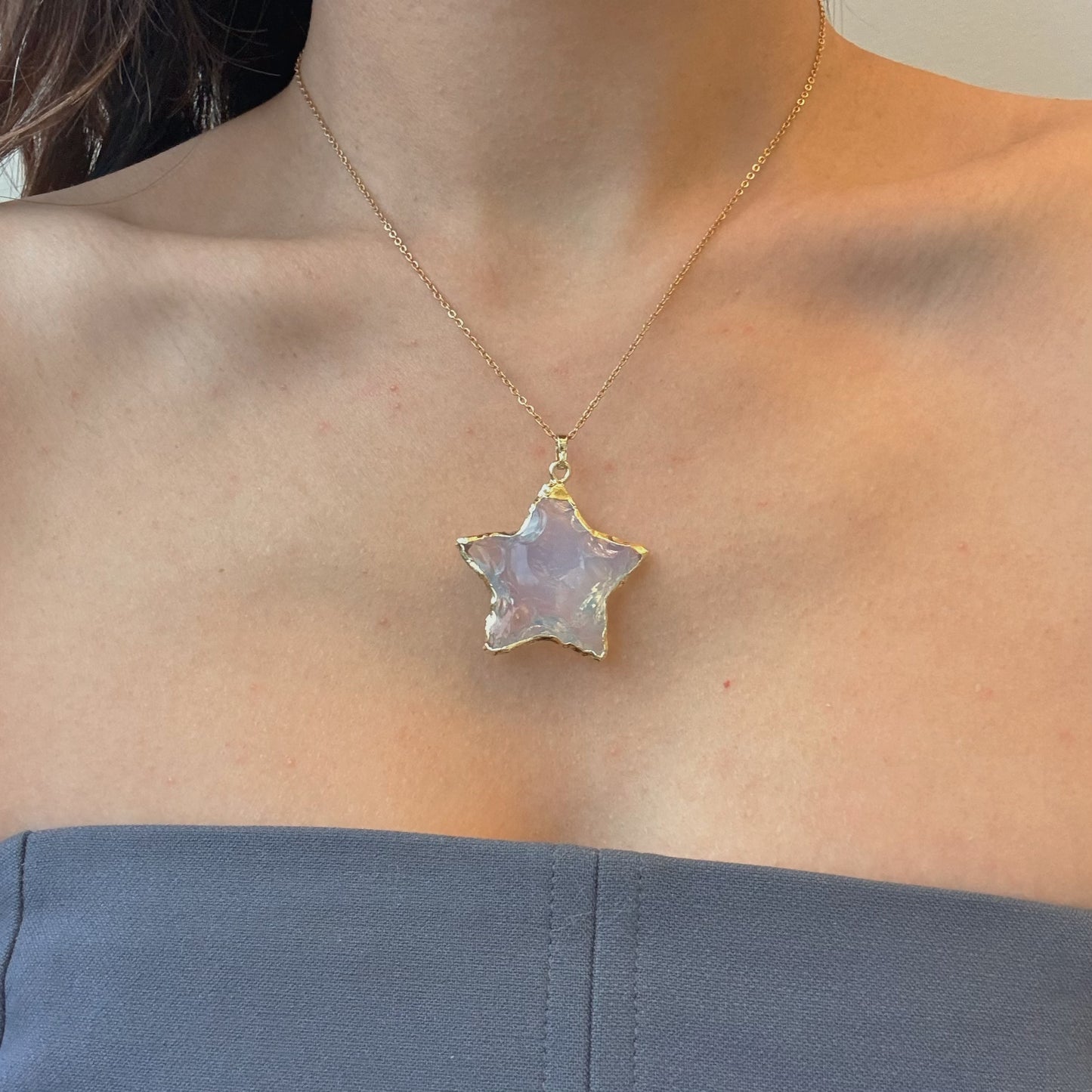 PREORDER XL Sea Opal Sparkle Necklace