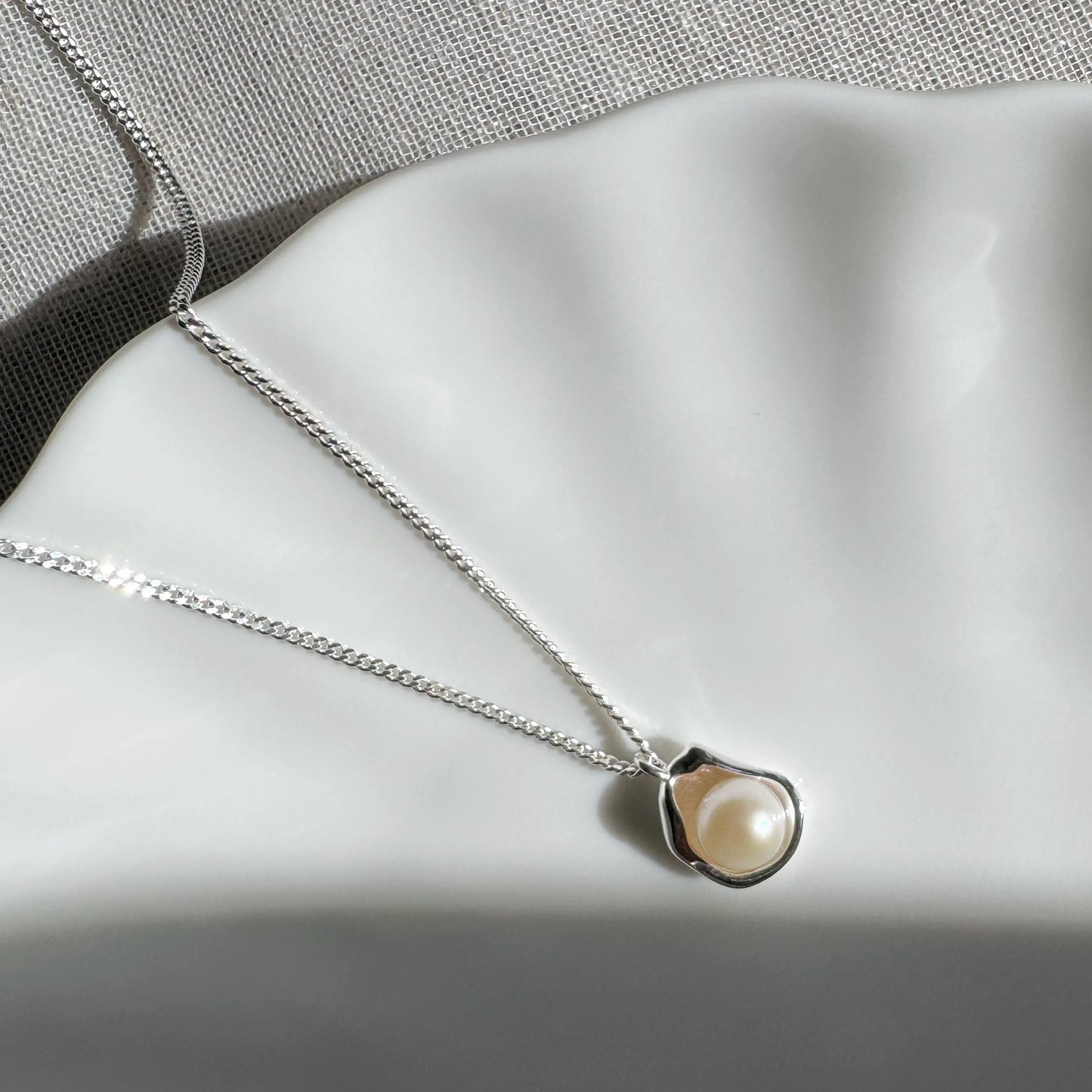 KAMA Seashell Pearl Necklace