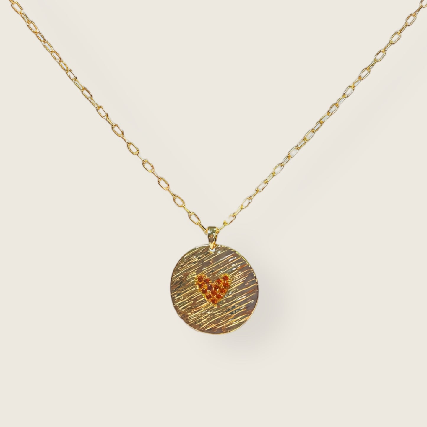 YOU ARE LOVED • Circle of Affection Heart Necklace