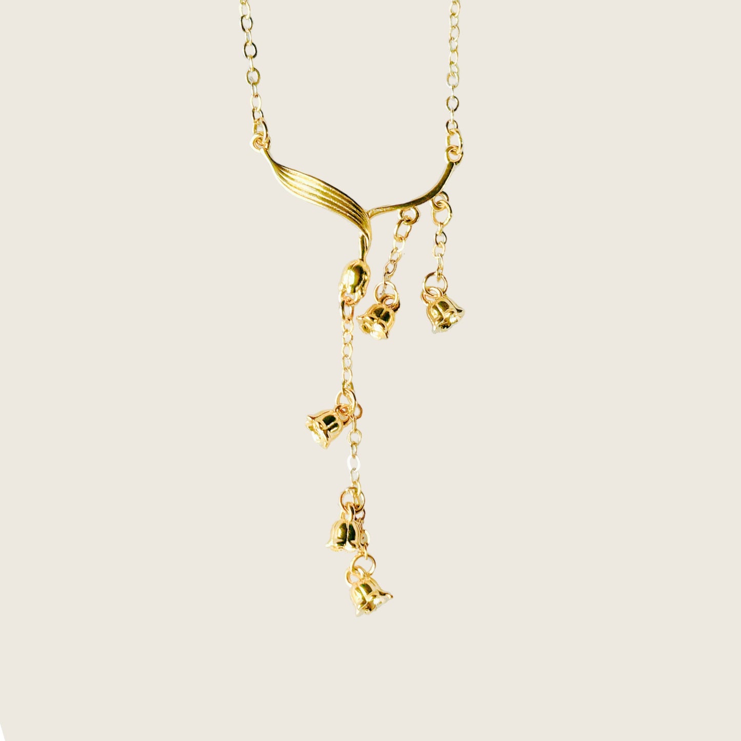 Lily of the Valley Gold Necklace