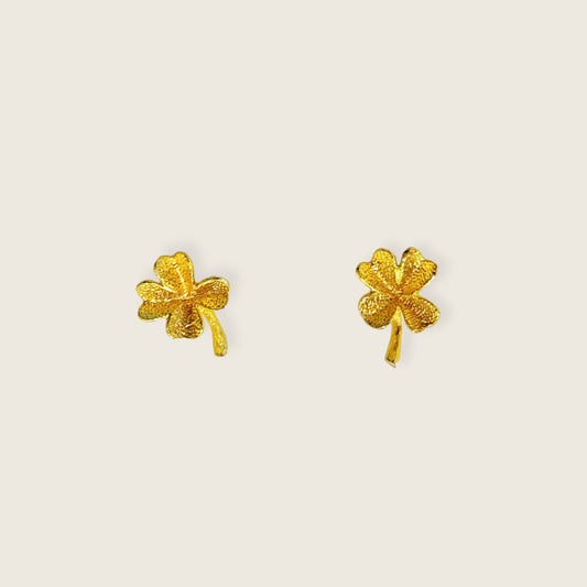 Four Leaf Clover Stud Earrings